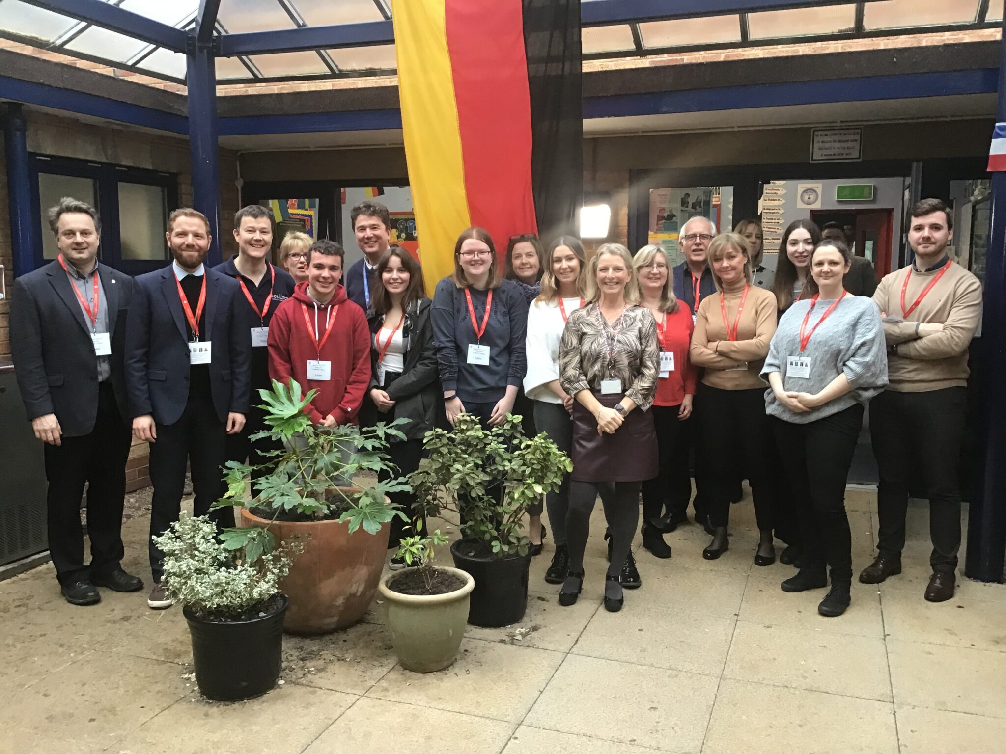 Languages visit at local high school