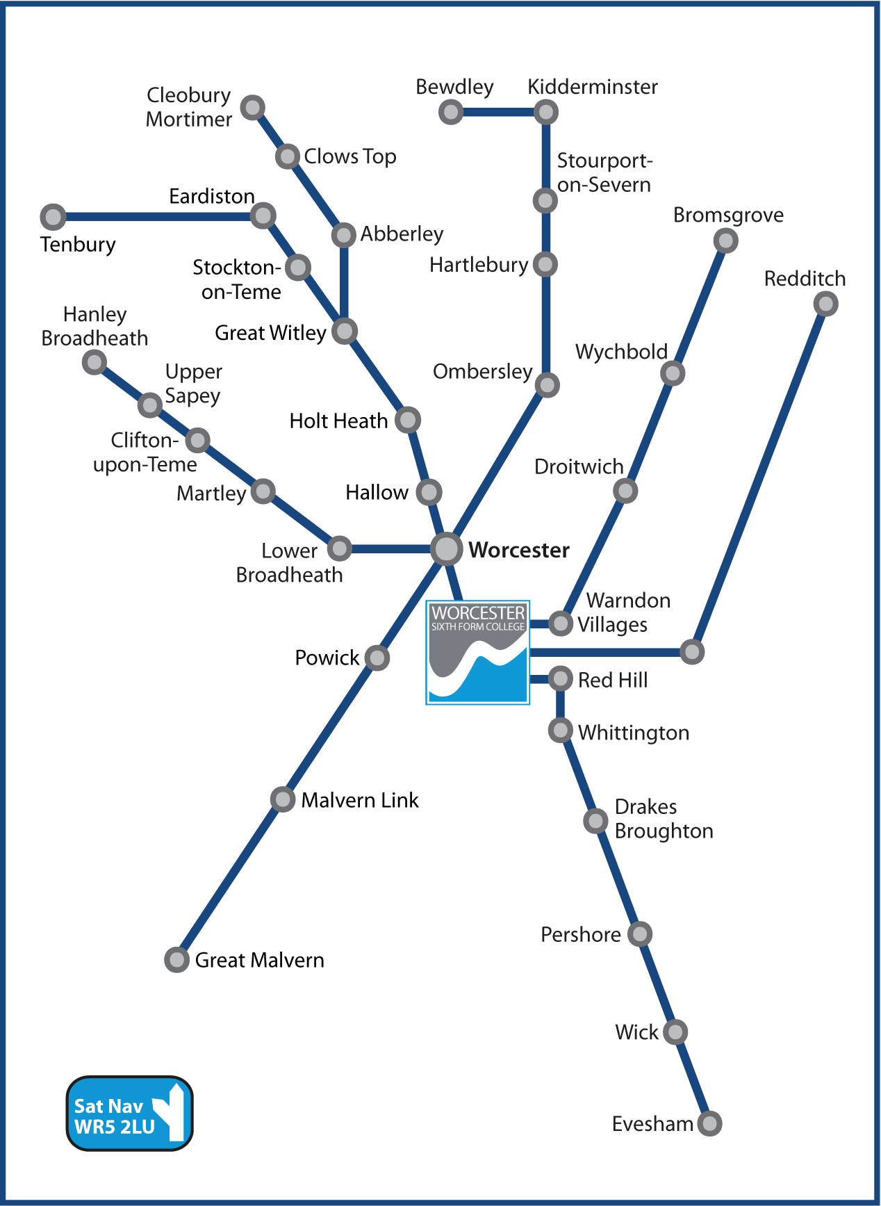 Train map to WSFC
