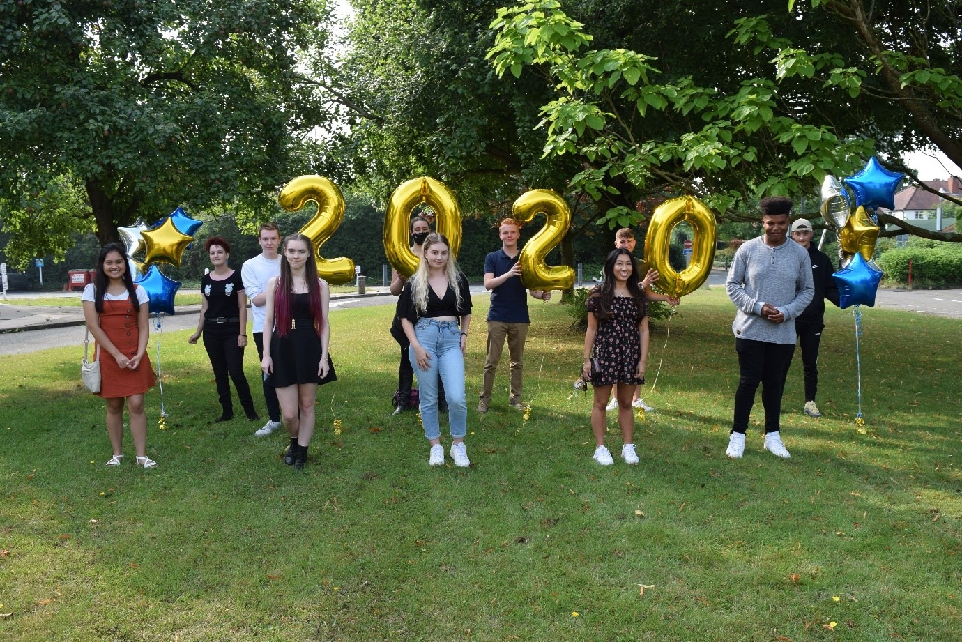 Worcester Sixth Form College students celebrate another successful year