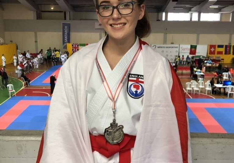 Student wins silver at European Karate Championship in Portugal