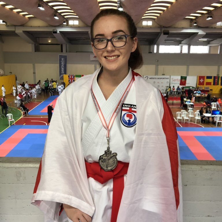 Student wins silver at European Karate Championship in Portugal