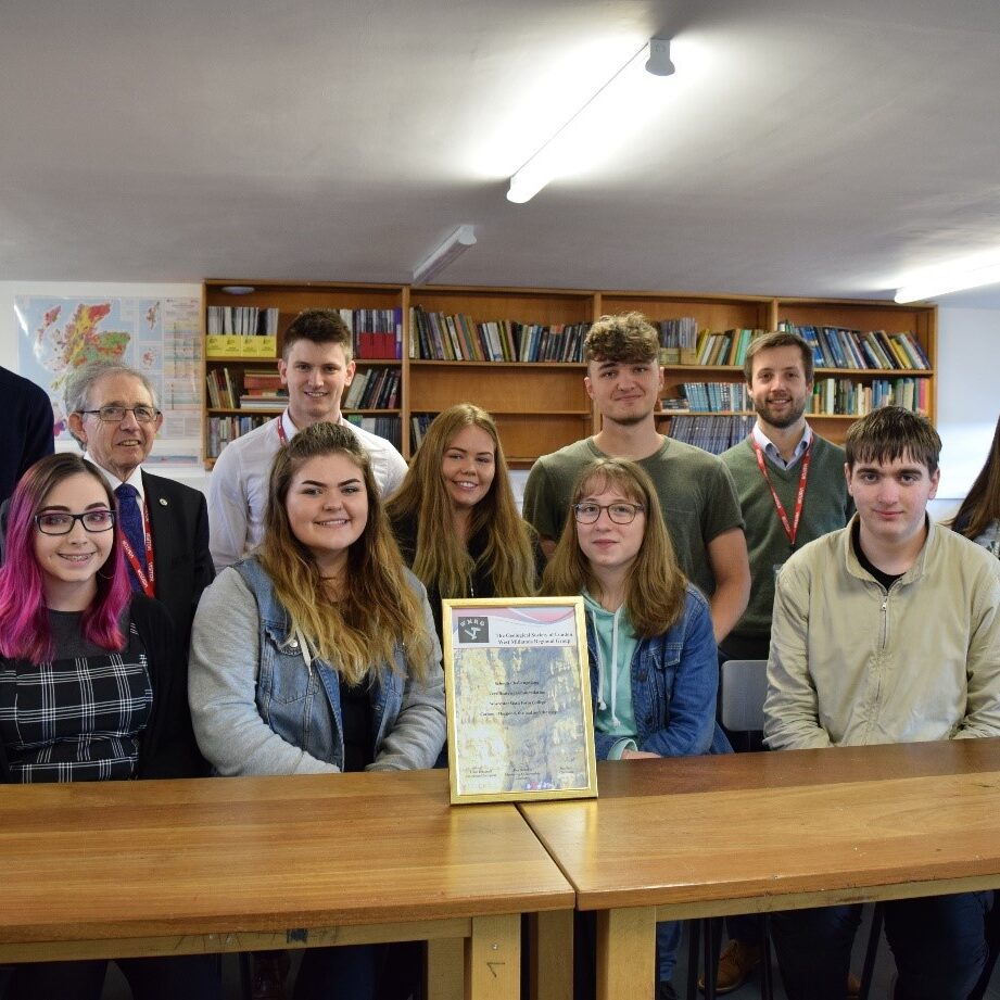 Geology teachers and students celebrate regional win in Schools Geology Challenge run by the Geological Society.