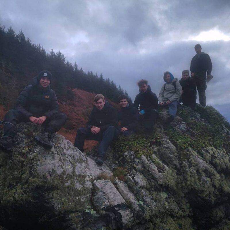 Geology students