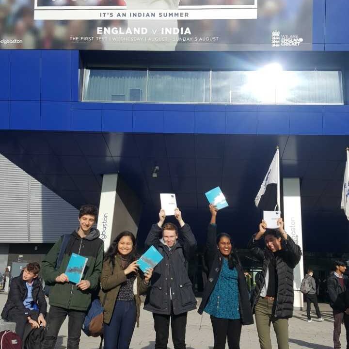 Students attend Oxford and Cambridge university conference at Edgbaston